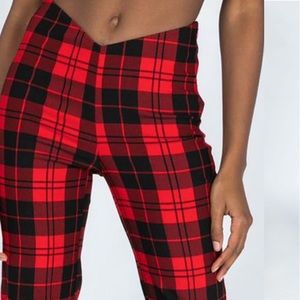 NWT Zara + Princess Polly Collab Red Check Plaid